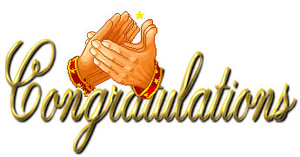Congratulations